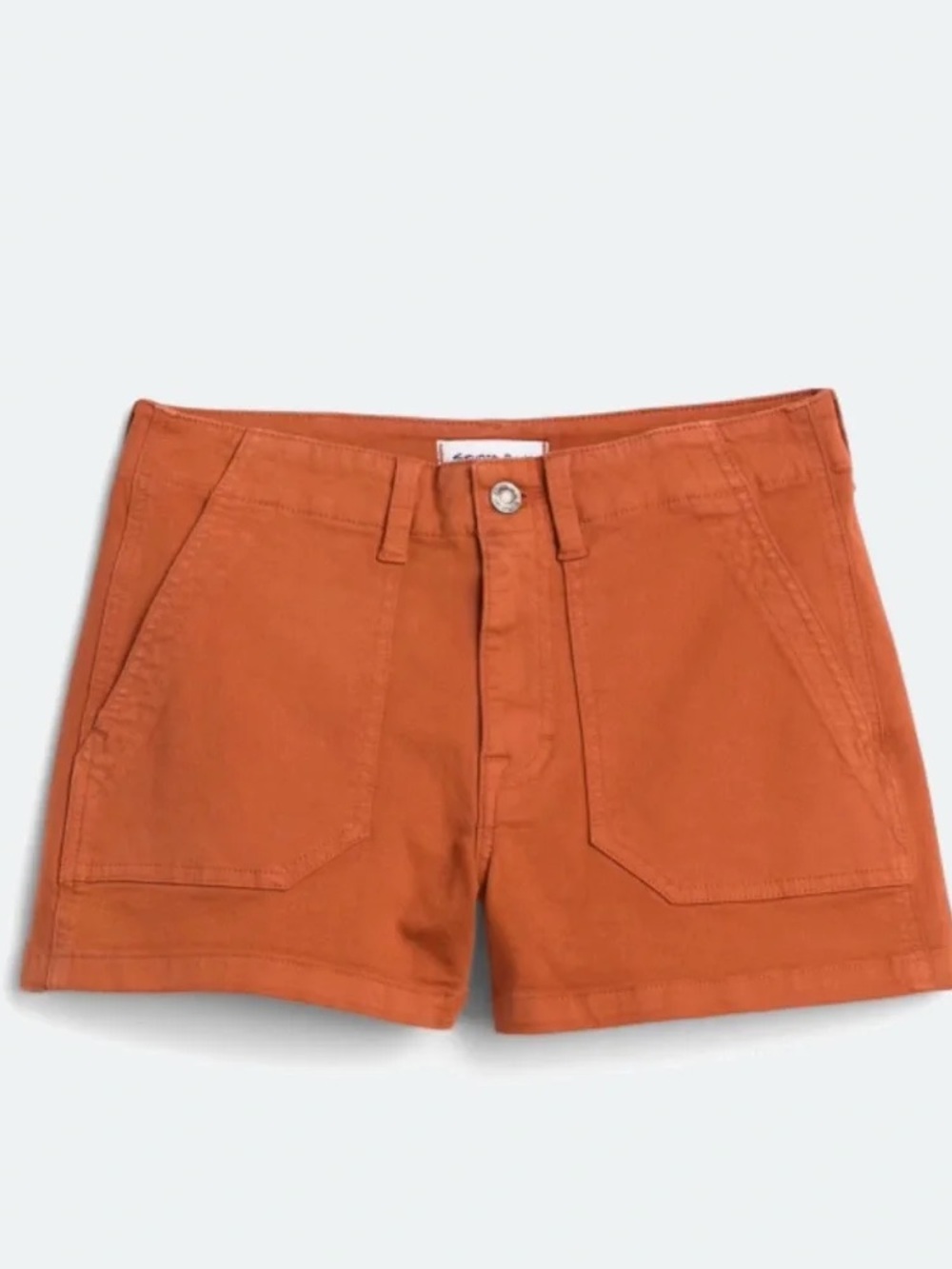 NWT Studio Blue Sophia Utility Shorts Burnt Orange